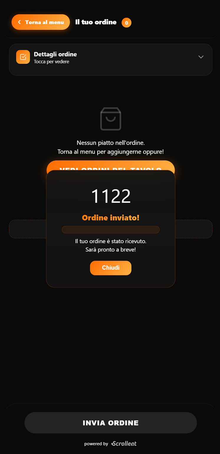 Conferma ordine